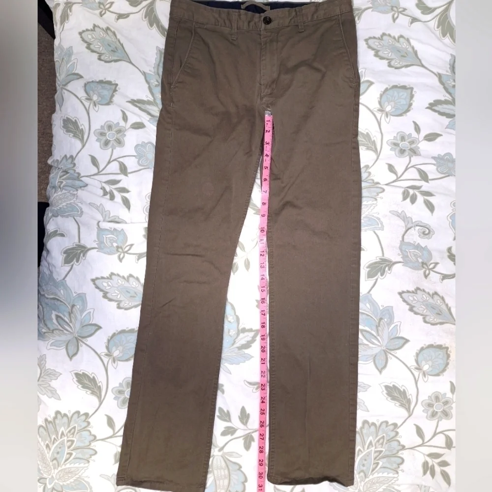 A pair of Zara Man pants the waist measures 14.75